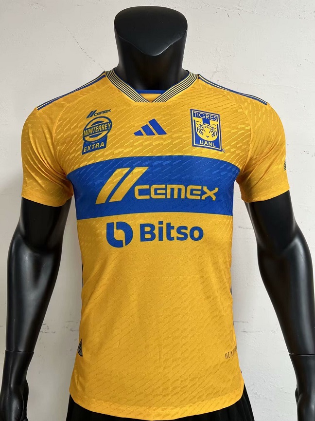 AAA Quality Tigres UANL 23/24 Home Soccer Jersey(Player)